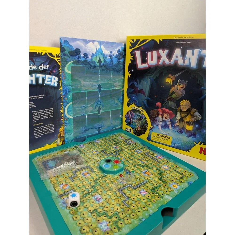 LUXANTIS Board Game - Complete Haba German English Interactive LED Labyrinth